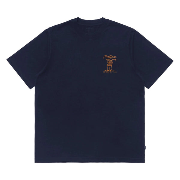 Malbon Club Select SS Golf T-Shirt Indigo - FW24
