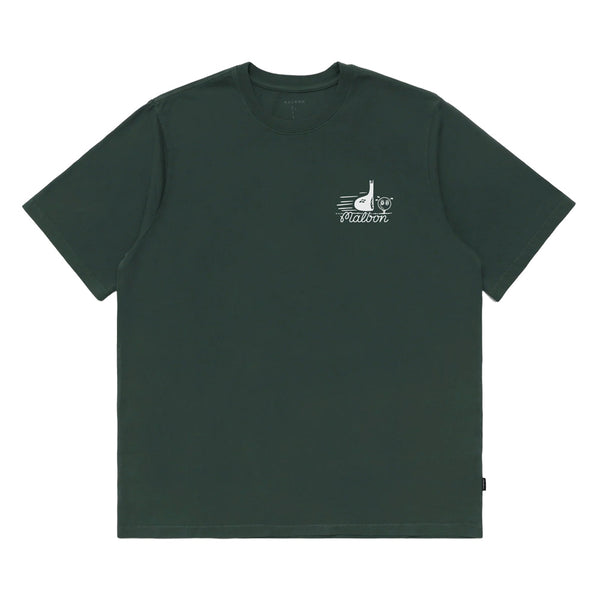 Malbon Punch Shot SS Golf T-Shirt Green - FW24