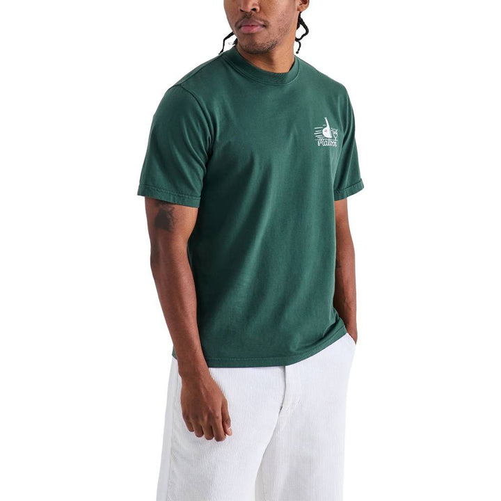 Malbon Punch Shot SS Golf T-Shirt Green - FW24