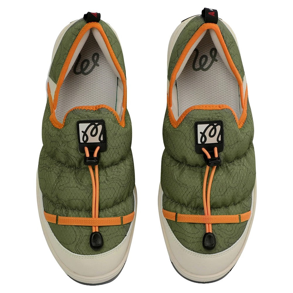 Malbon Winter Vacay Spikeless Golf Shoes Olive - FW25 Men