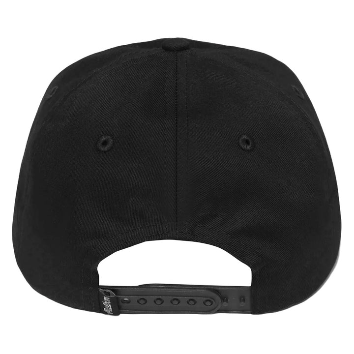 Malbon Punch Shot Cotton Twill Rope Golf Cap Black - FW24