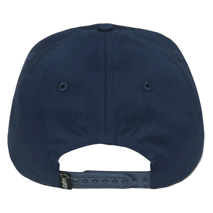 Malbon Punch Shot Cotton Twill Rope Golf Cap Indigo - FW24