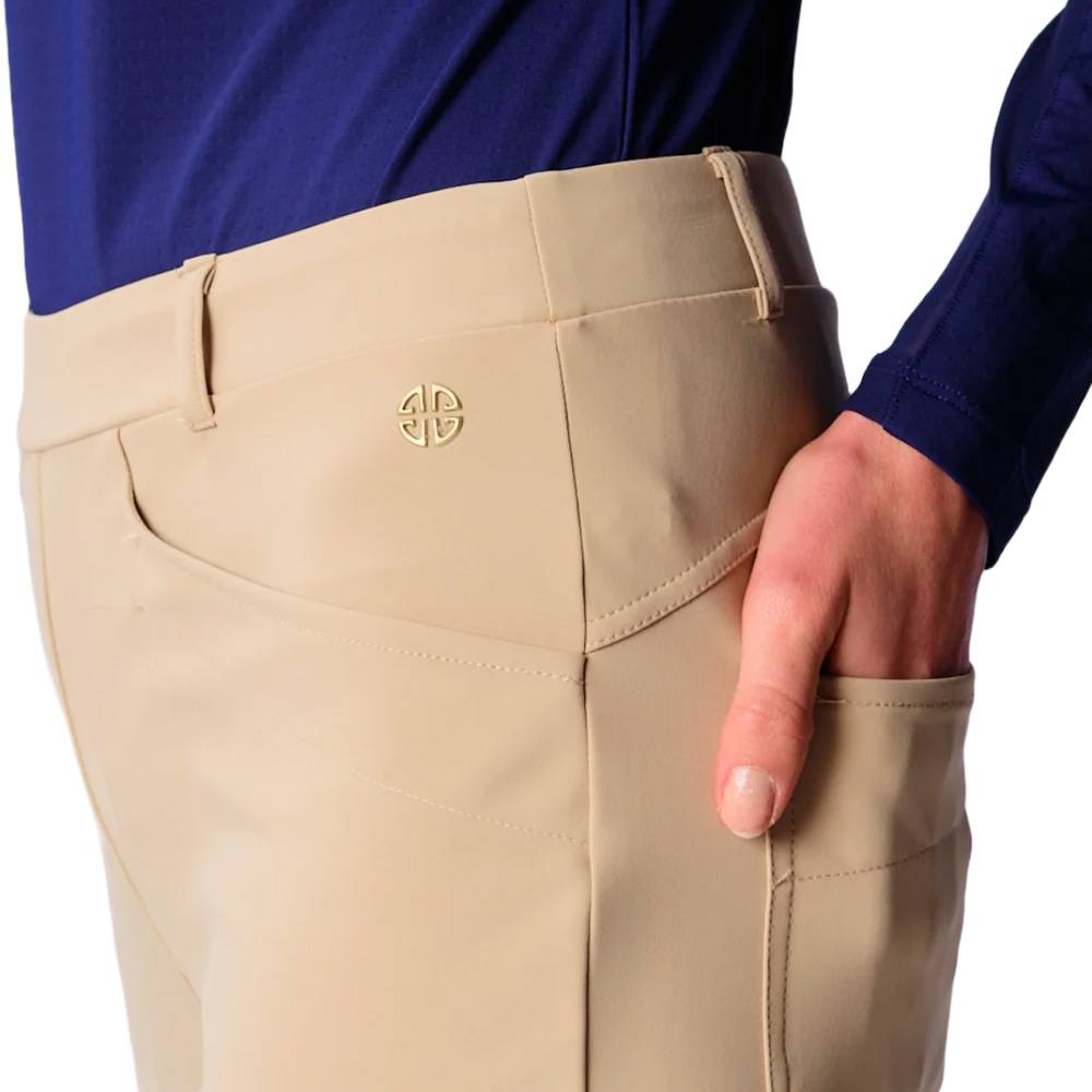 G Lifestyle Golf Pants Khaki - SS25 Women