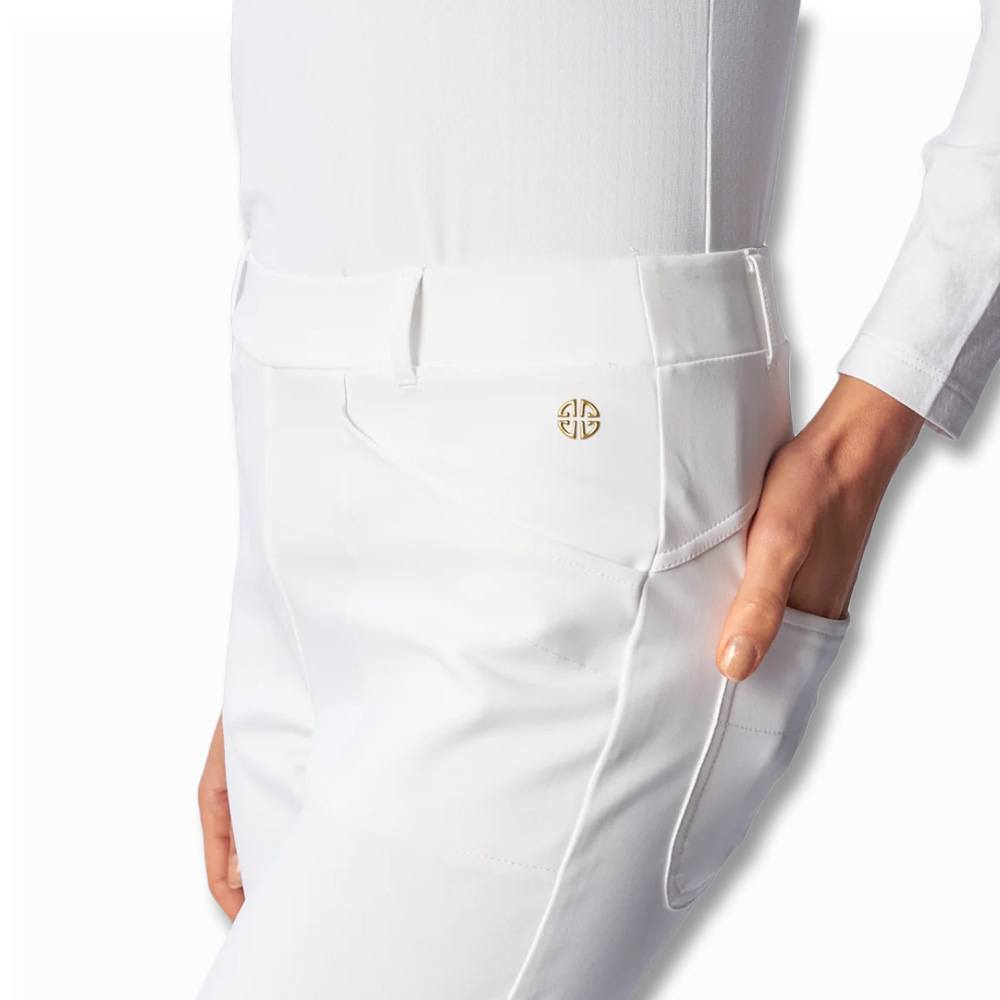 G Lifestyle Golf Pants White - SS25 Women