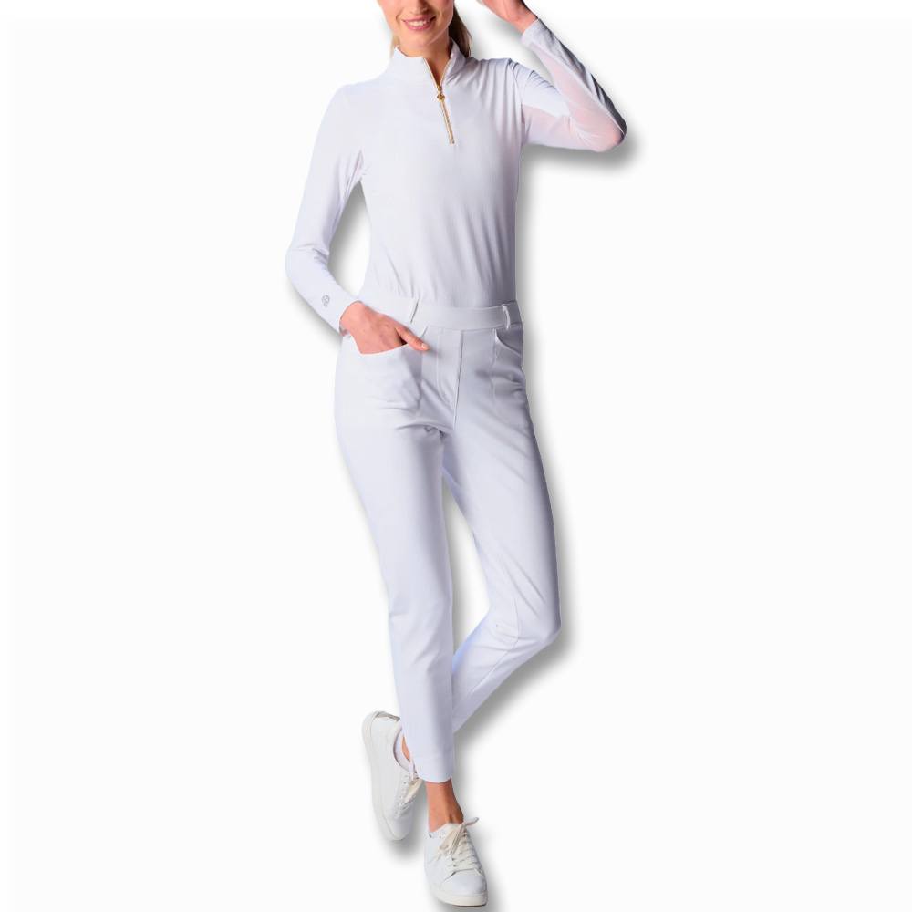 G Lifestyle Golf Pants White - SS25 Women