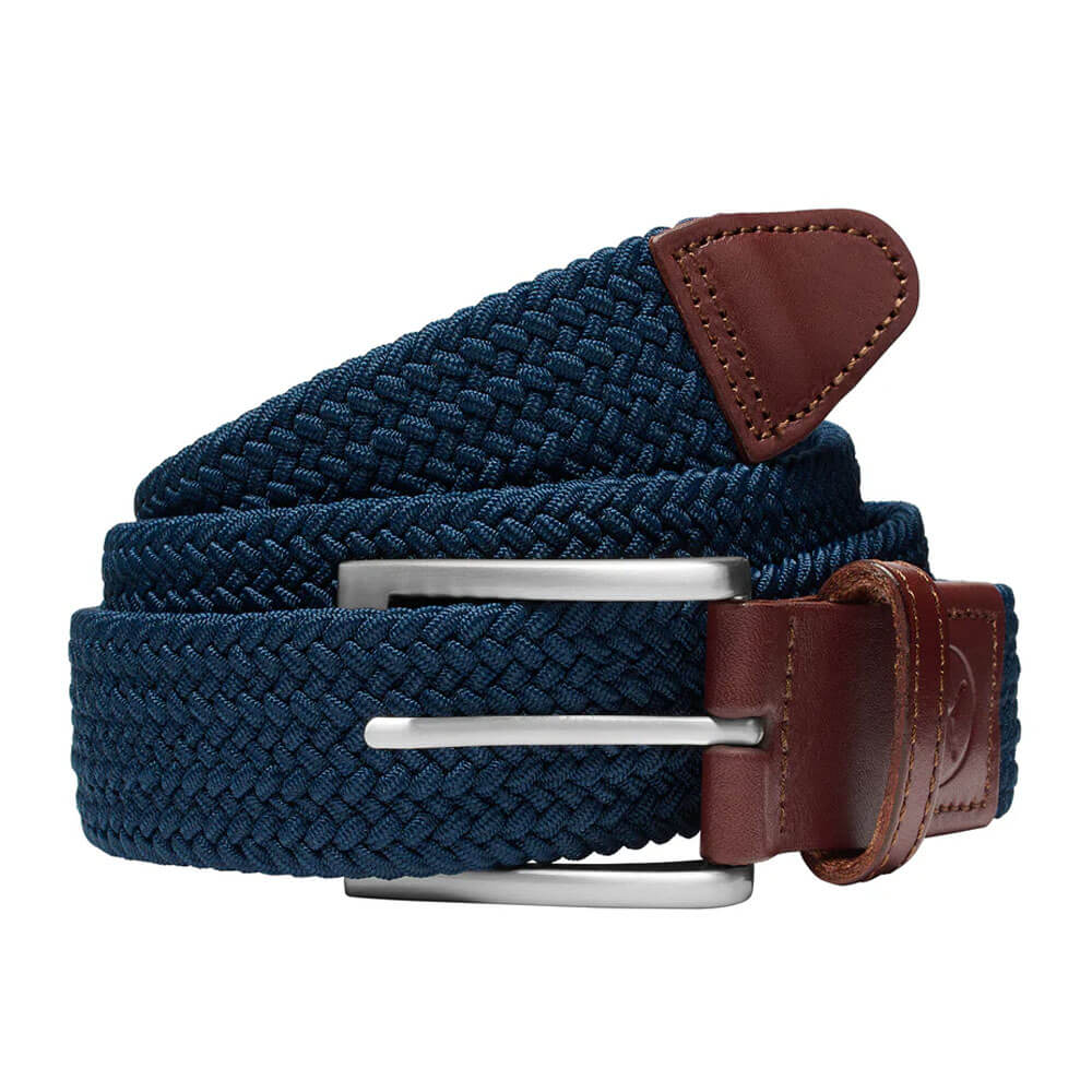 PUMA Braided Weave Golf Belt Deep Navy - 25 Men