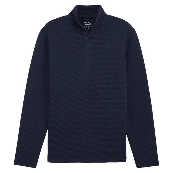 PUMA Boulder 1/4 Zip Golf Pullover Deep Navy - SS25