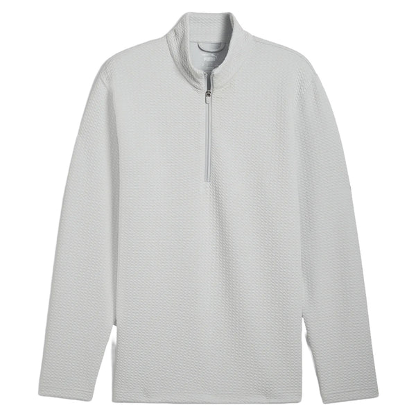 PUMA Boulder 1/4 Zip Golf Pullover Ash Gray - SS25