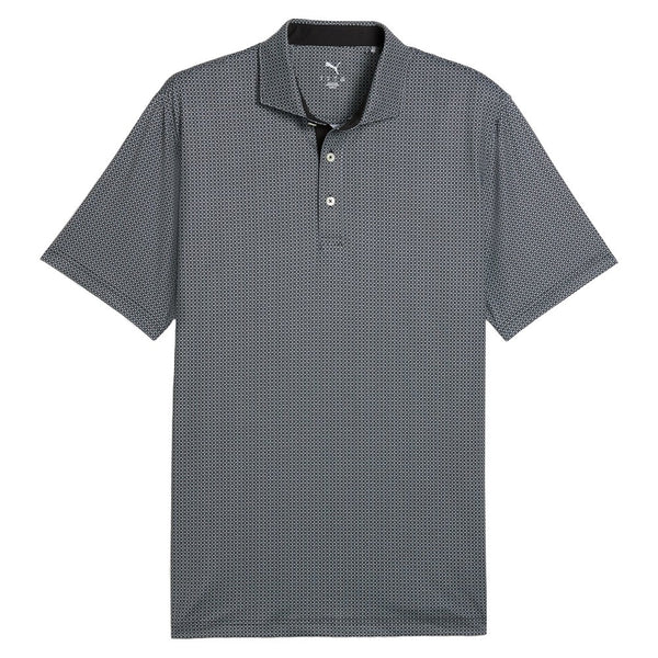 PUMA MATTR Tile Golf Polo Puma Black/White Glow - SS25