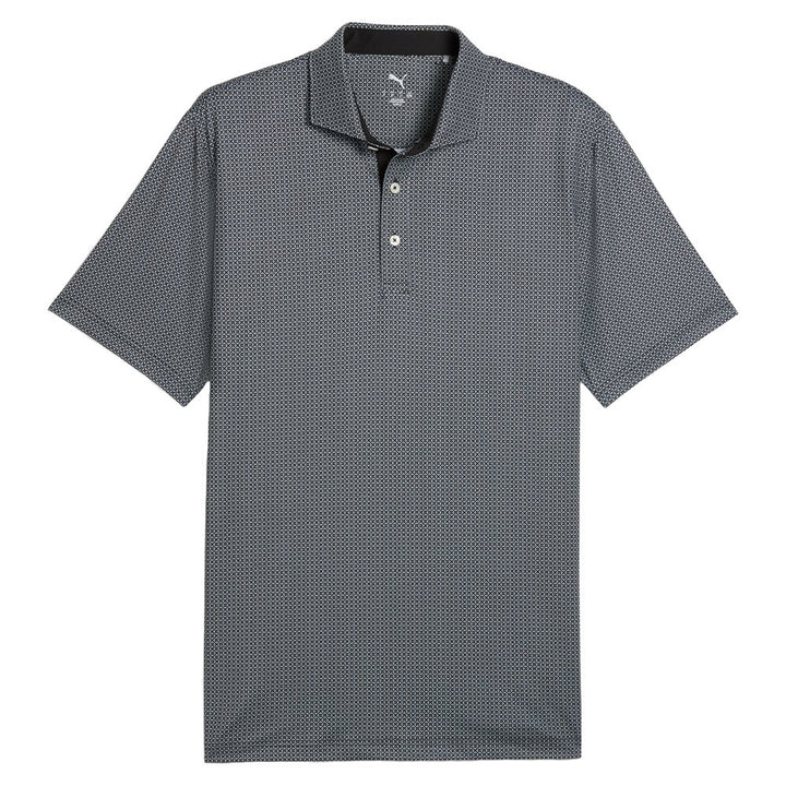PUMA MATTR Tile Golf Polo Puma Black/White Glow - SS25