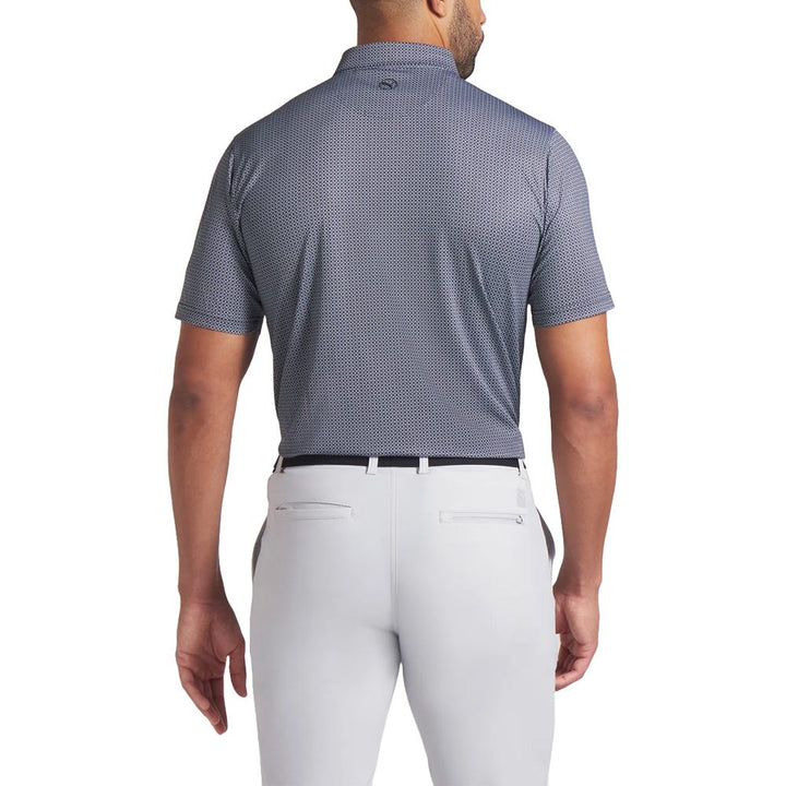 PUMA MATTR Tile Golf Polo Puma Black/White Glow - SS25