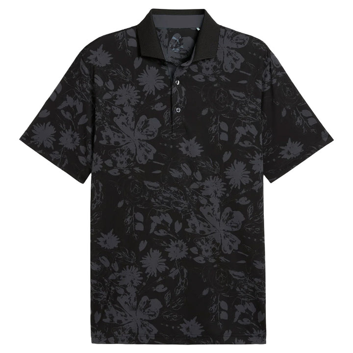 PUMA MATTR Rose Golf Polo Puma Black/Strong Gray - SS25