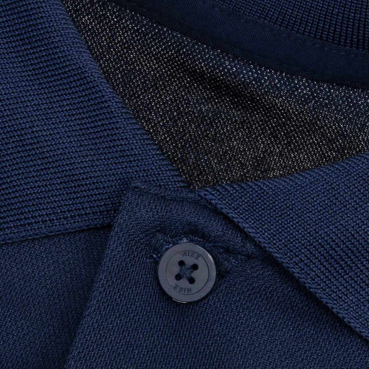 Nike Dri-FIT Victory Solid Longsleeve Golf Polo Wolf Obsidian/White - FA25 Men