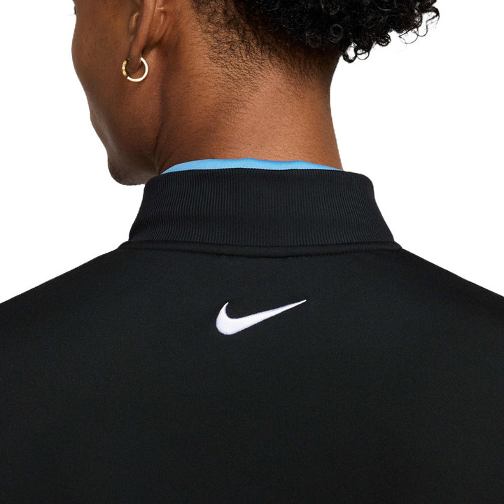 Nike Tour 1/2 Zip Golf Pullover Black/White - FA25 Men