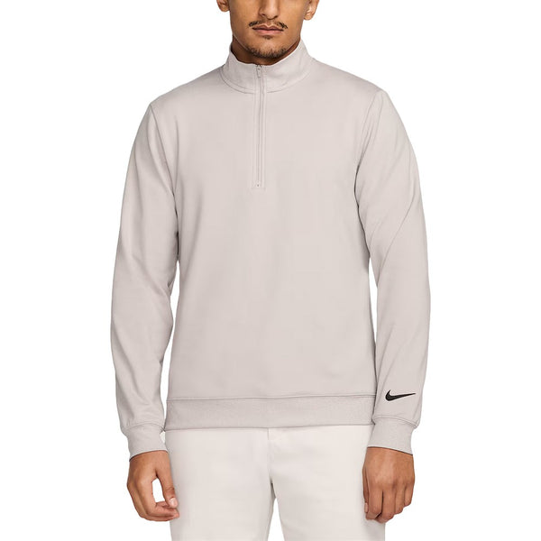 Nike Tour 1/2 Zip Golf Pullover Gray/Black - FA25 Men