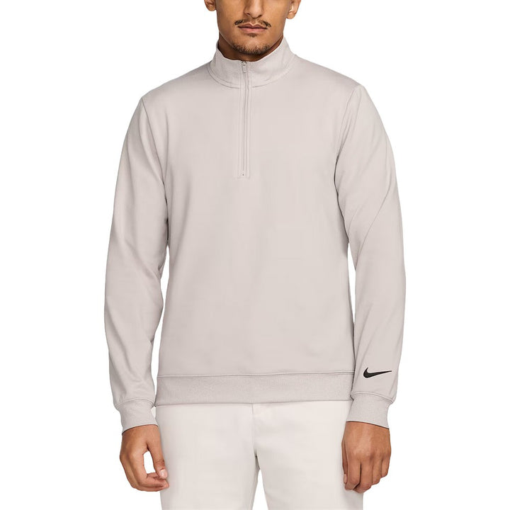 Nike Tour 1/2 Zip Golf Pullover Gray/Black - FA25 Men