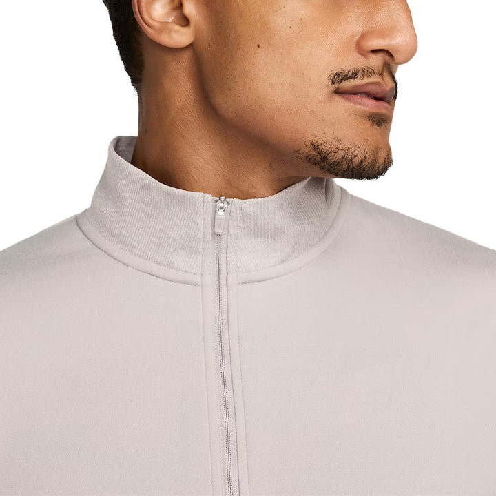 Nike Tour 1/2 Zip Golf Pullover Gray/Black - FA25 Men