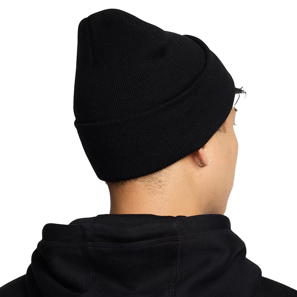 Nike Peak Swoosh Golf Beanie Black/White - FA25 Men