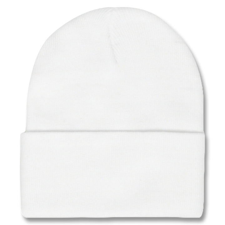 Nike Peak Swoosh Golf Beanie White/Black - FA25 Men