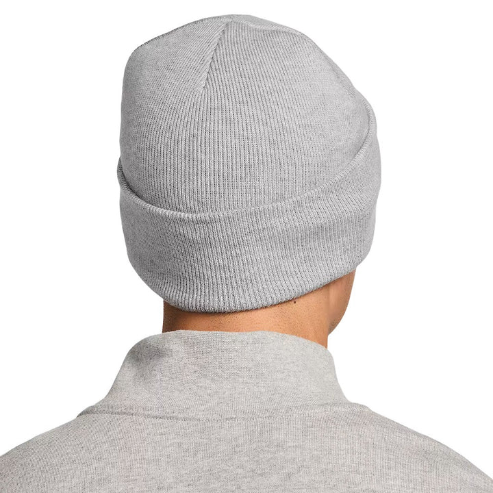 Nike Peak Swoosh Golf Beanie Dark Gray Heather/White - FA25 Men