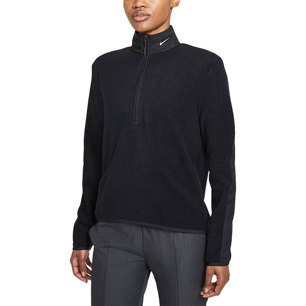Nike Therma-FIT Victory 1/2 Zip Golf Pullover Black/Black/White - SU25 Women