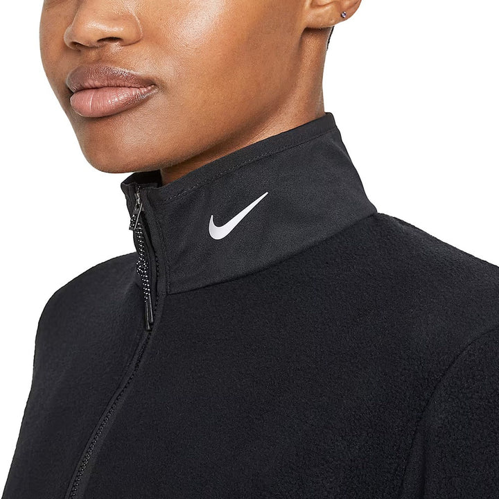 Nike Therma-FIT Victory 1/2 Zip Golf Pullover Black/Black/White - SU25 Women