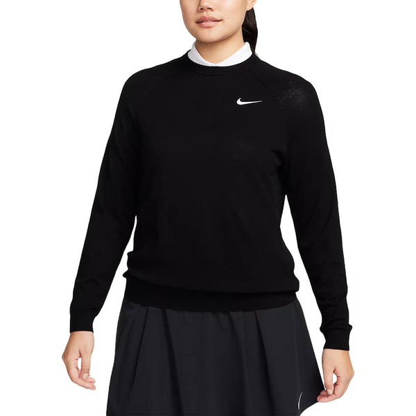 Nike Tour Golf Sweater Black/White - FA25 Women