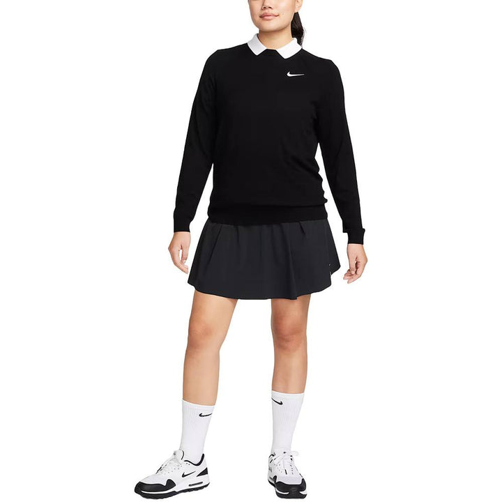 Nike Tour Golf Sweater Black/White - FA25 Women