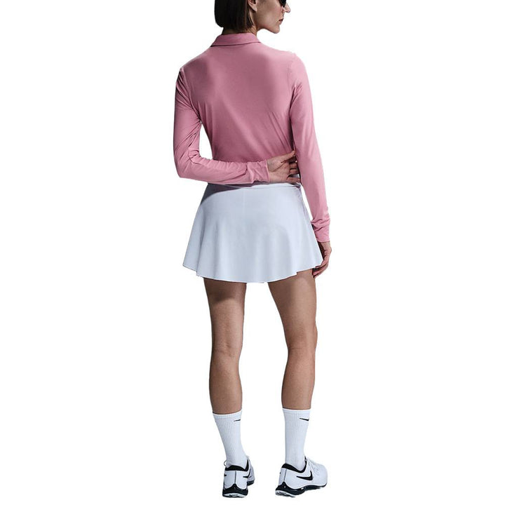 Nike Victory Dri-FIT Longsleeve Golf Polo Elemental Pink/White - SP25 Women