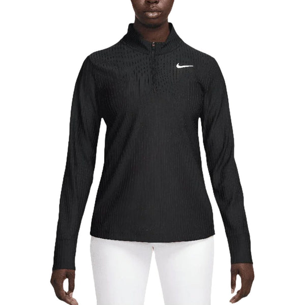 Nike Dri-FIT ADV Tour 1/2 Zip Golf Pullover Black/White - FA25 Women