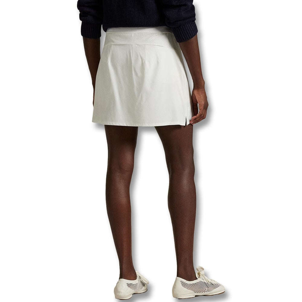 Ralph Lauren Aim 4-Way Stretch Performance 17" Golf Skort Ceramic White - SP25 Women