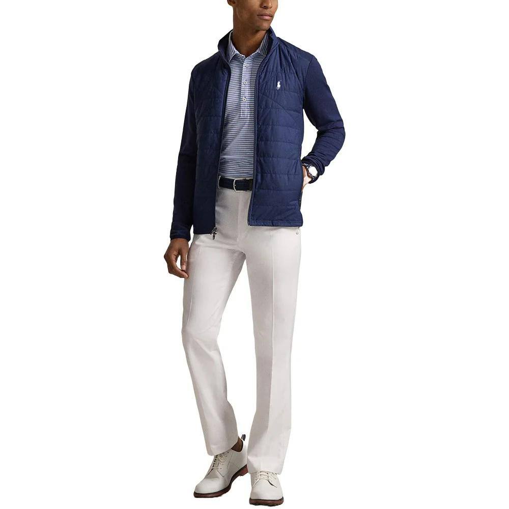 Ralph Lauren Performance Wool Full-Zip Hybrid Mockneck Golf Jacket Refined Navy - SP25 Men