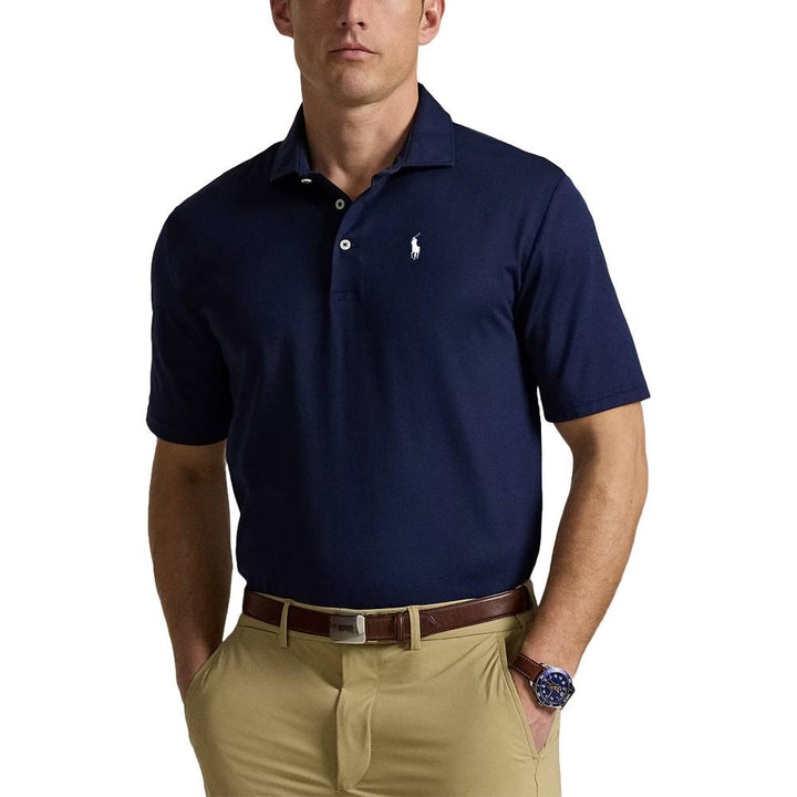 Ralph Lauren Tour Pique w/Estate Collar Golf Polo Refined Navy - SP25 Men