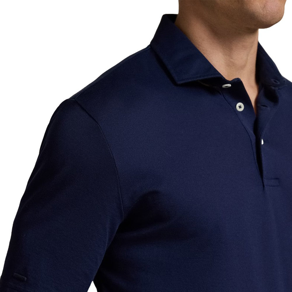 Ralph Lauren Tour Pique w/Estate Collar Golf Polo Refined Navy - SP25 Men