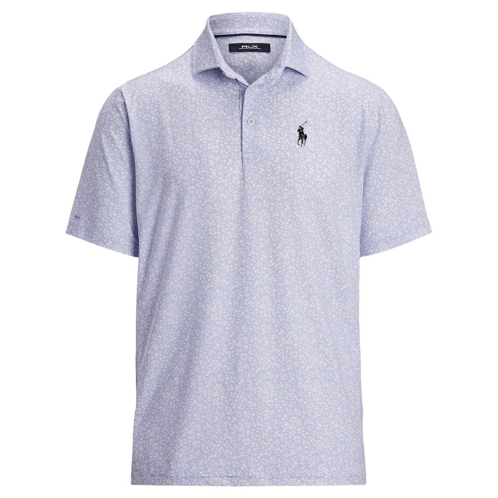 Ralph Lauren Lightweight Airlfow Golf Polo (Micro Toss Floral Print) Powder Purple - SP25 Men
