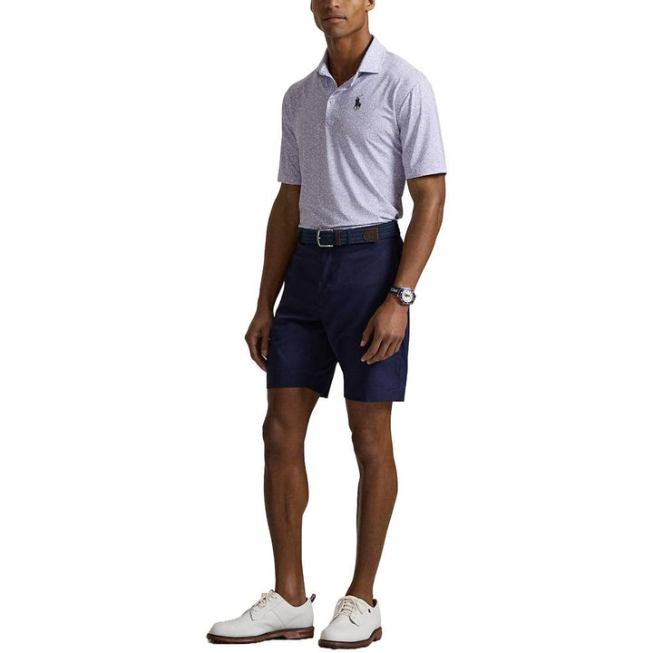 Ralph Lauren Lightweight Airlfow Golf Polo (Micro Toss Floral Print) Powder Purple - SP25 Men