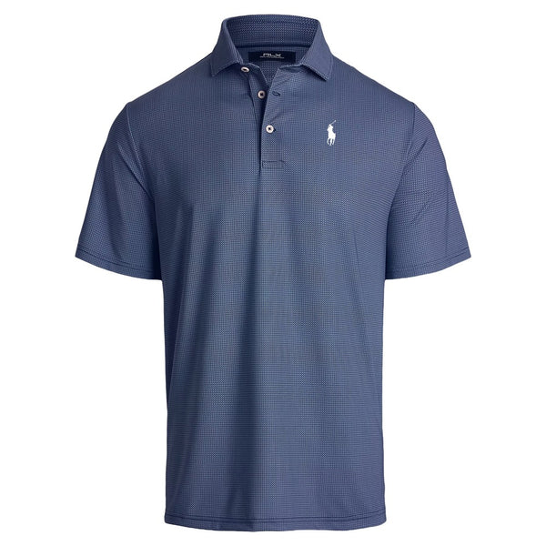 Ralph Lauren Classic Fit Performance Golf Polo Micro Cube Office Blue - SP25 Men