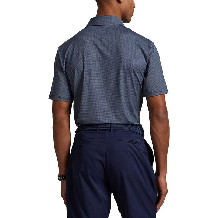 Ralph Lauren Classic Fit Performance Golf Polo Micro Cube Office Blue - SP25 Men