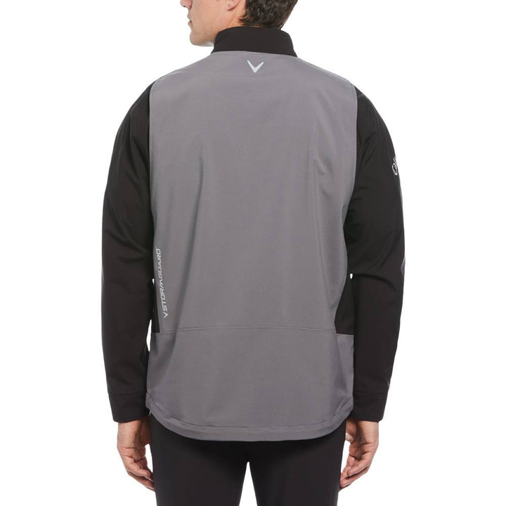 Callaway Premium Full-Zip Waterproof Stormguard Golf Jacket Caviar - SS25
