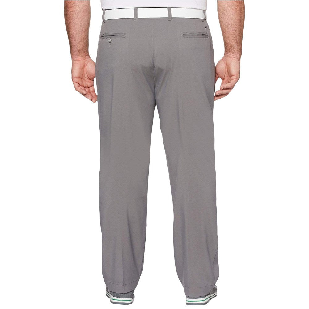 Callaway Classic Stretch Solid w/Active Waistband Golf Pants Chinchilla - SS25