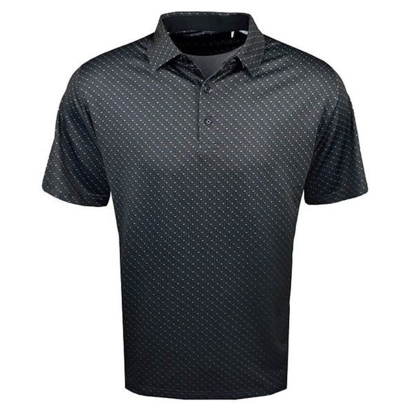 Callaway Swing Tech Allover Chevron Golf Polo Caviar - SS25