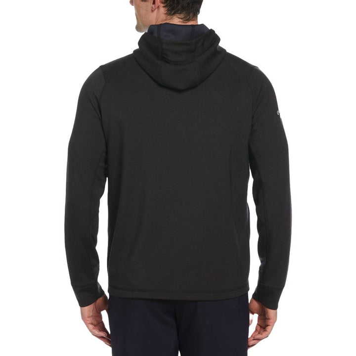Callaway Premium Aquapel 1/4 Zip Hoodie Golf Jacket Black Heather - SS25