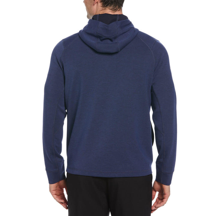 Callaway Premium Aquapel 1/4 Zip Hoodie Golf Jacket Peacoat Heather - SS25 Men