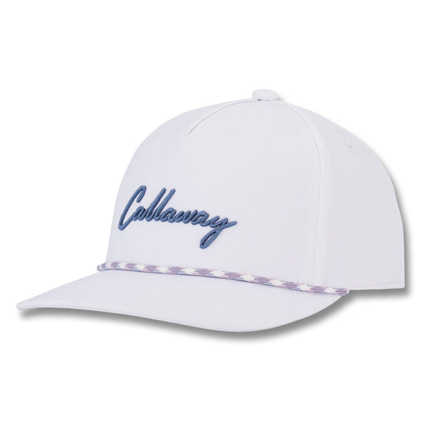 Callaway Birdie Putt Rope Golf Cap White/Slate Blue - 25 Men