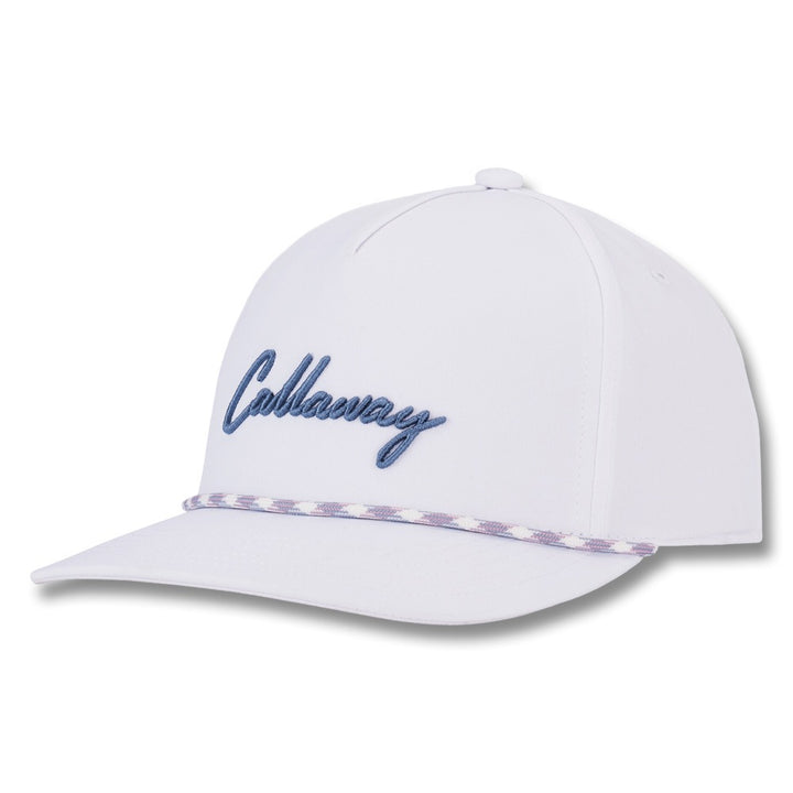 Callaway Birdie Putt Rope Golf Cap White/Slate Blue - 25 Men