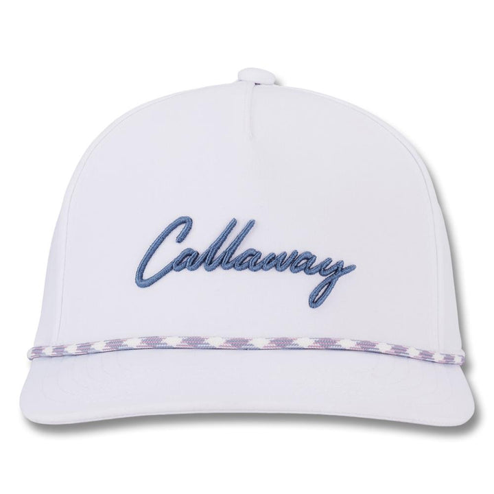 Callaway Birdie Putt Rope Golf Cap White/Slate Blue - 25 Men