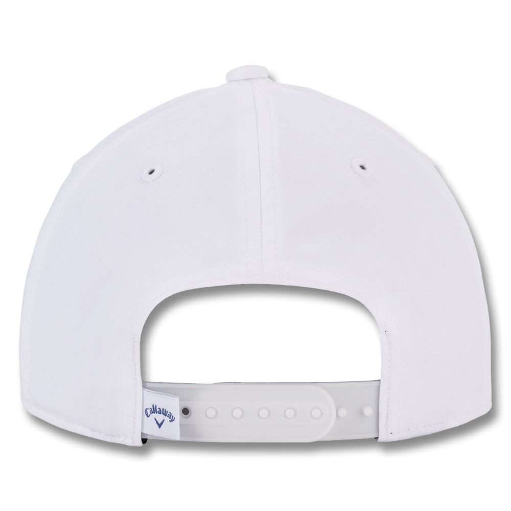 Casquette Ajustable Callaway – Bleu Et Blanc, 100% Nylon, Brodée, Golf