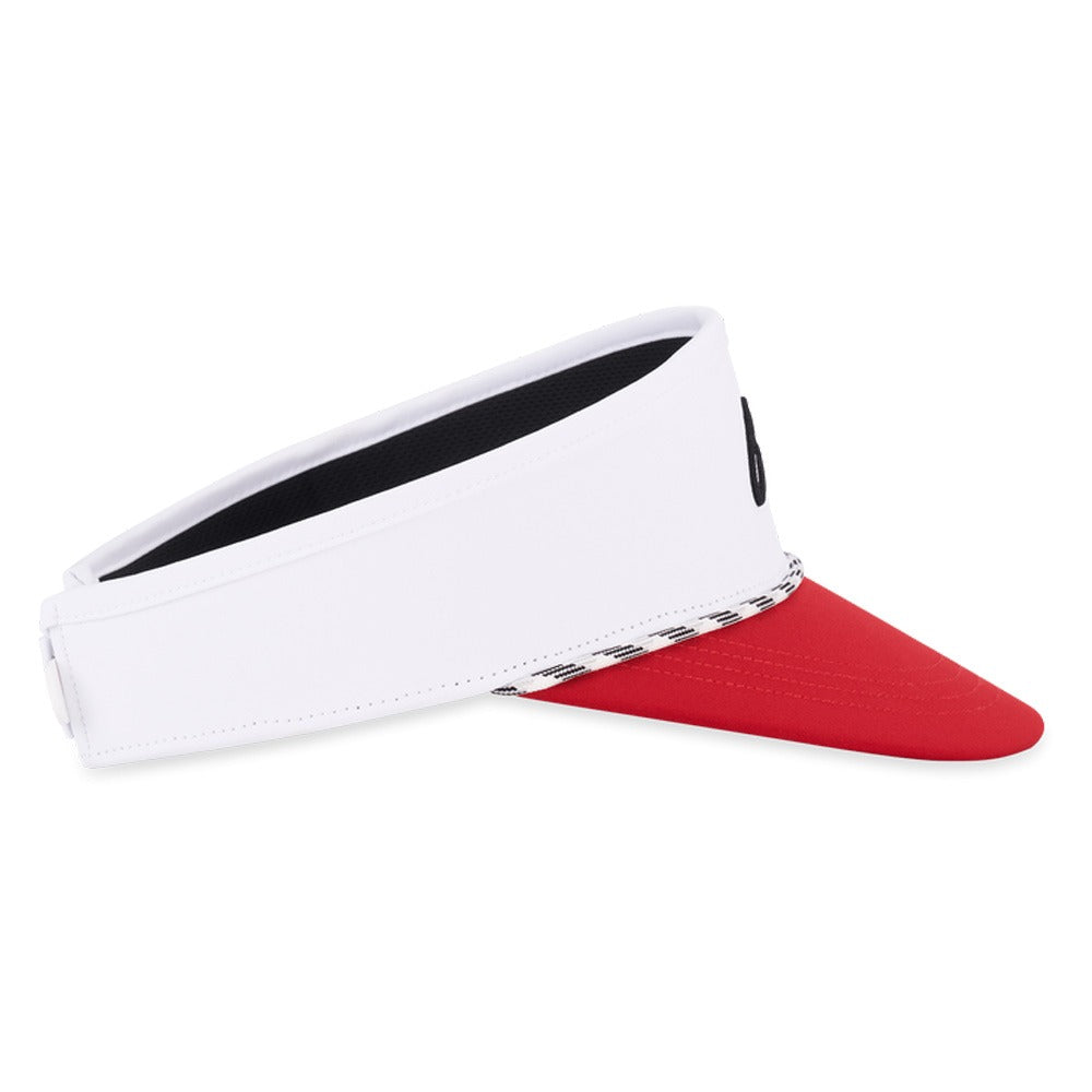 Callaway Birdie Putt Rope Golf Visor White/Red - 25