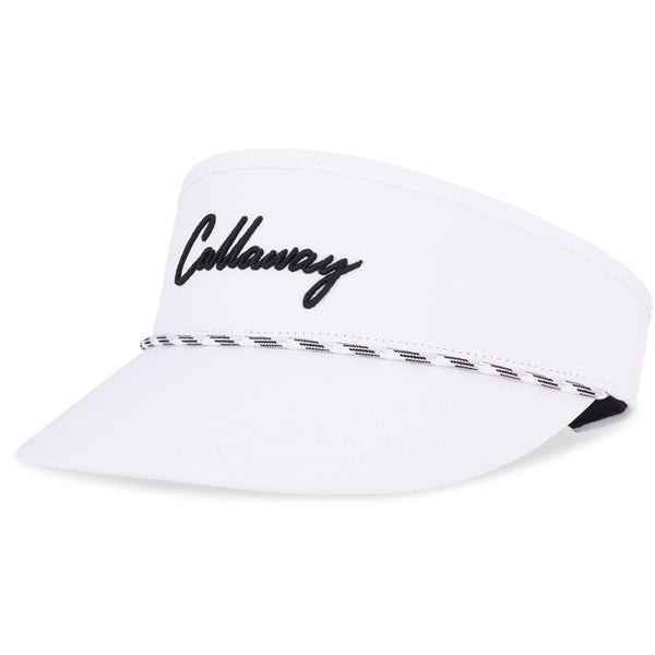 Callaway Birdie Putt Rope Golf Visor White - 25