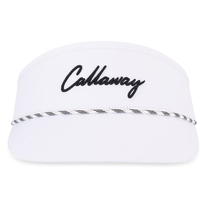 Callaway Birdie Putt Rope Golf Visor White - 25